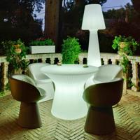Newgarden Capri LED asztal, magasság 73 cm