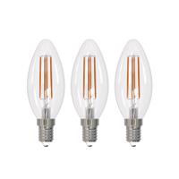Arcchio LED izzó E14 gyertya, 3 db-os készlet, 2700 K