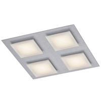 BANKAMP Ino LED mennyezeti lámpa 4 égős ezüst