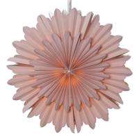 Crystal díszcsillag, papír, foglalat nélkül pink