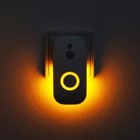 LED-es érzékelős éjszakai lámpa Agena a konnektorhoz