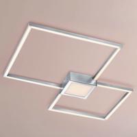 LED mennyezeti lámpa Hydra 3000 K nikkel 2 négyzet