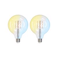 LUUMR Smart LED izzószál készlet 2 darab E27 G125 7W világos Tuya