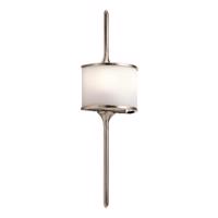 Mona LED fali lámpa IP44 55,9 cm magas ónozott