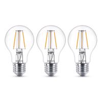 Philips LED lámpa Classic E27 4,3W 2700K átlát 3db